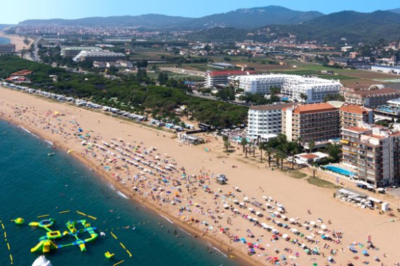 Platja de Llevant de Santa Susanna