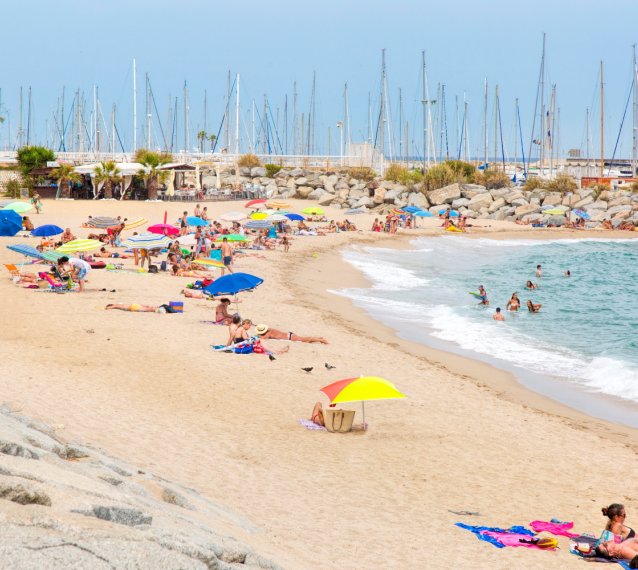 Platja de les Barques de Sant Andreu de Llavaneres