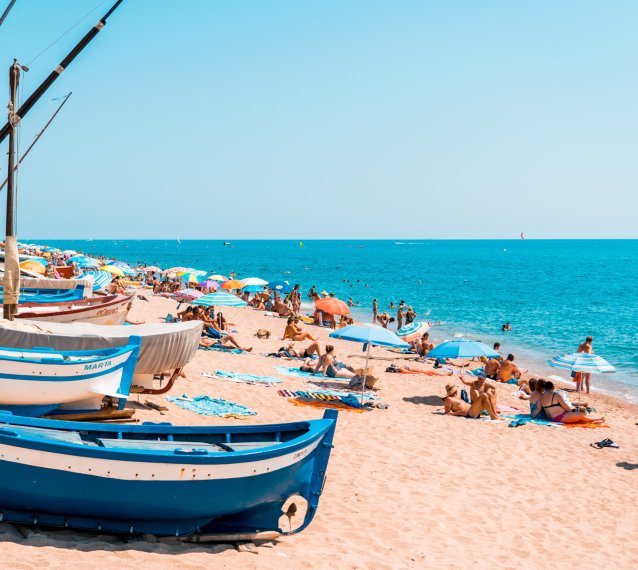 Platja dels Pescadors de Pineda de Mar